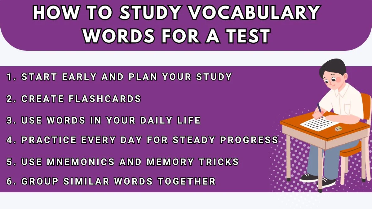 image showing How to Study Vocabulary Words